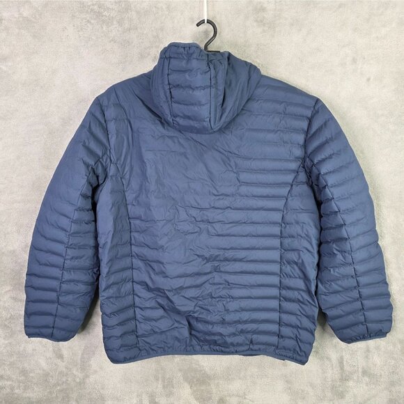 Mens Little Donkey Andy Navy Hooded Puffer Jacket Full Zip Polyester Blend XXXL - Picture 4 of 7